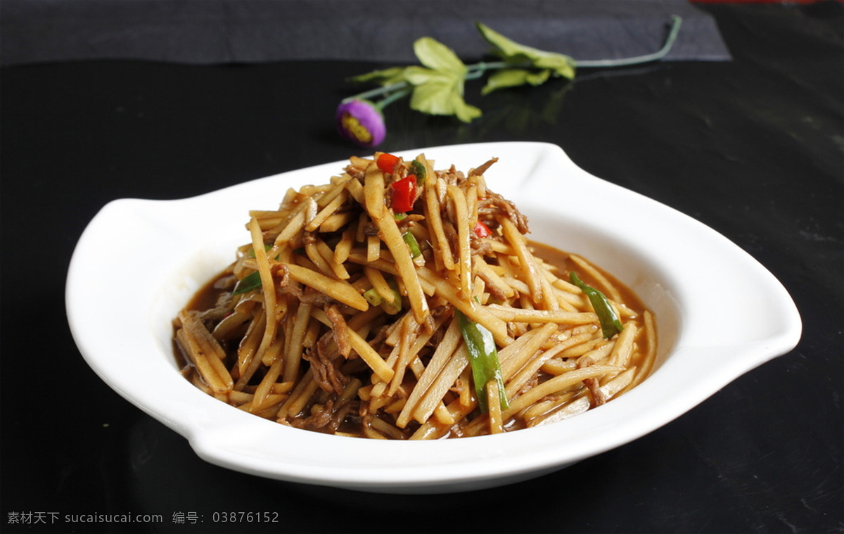 土豆丝炒肉 美食 传统美食 餐饮美食 高清菜谱用图