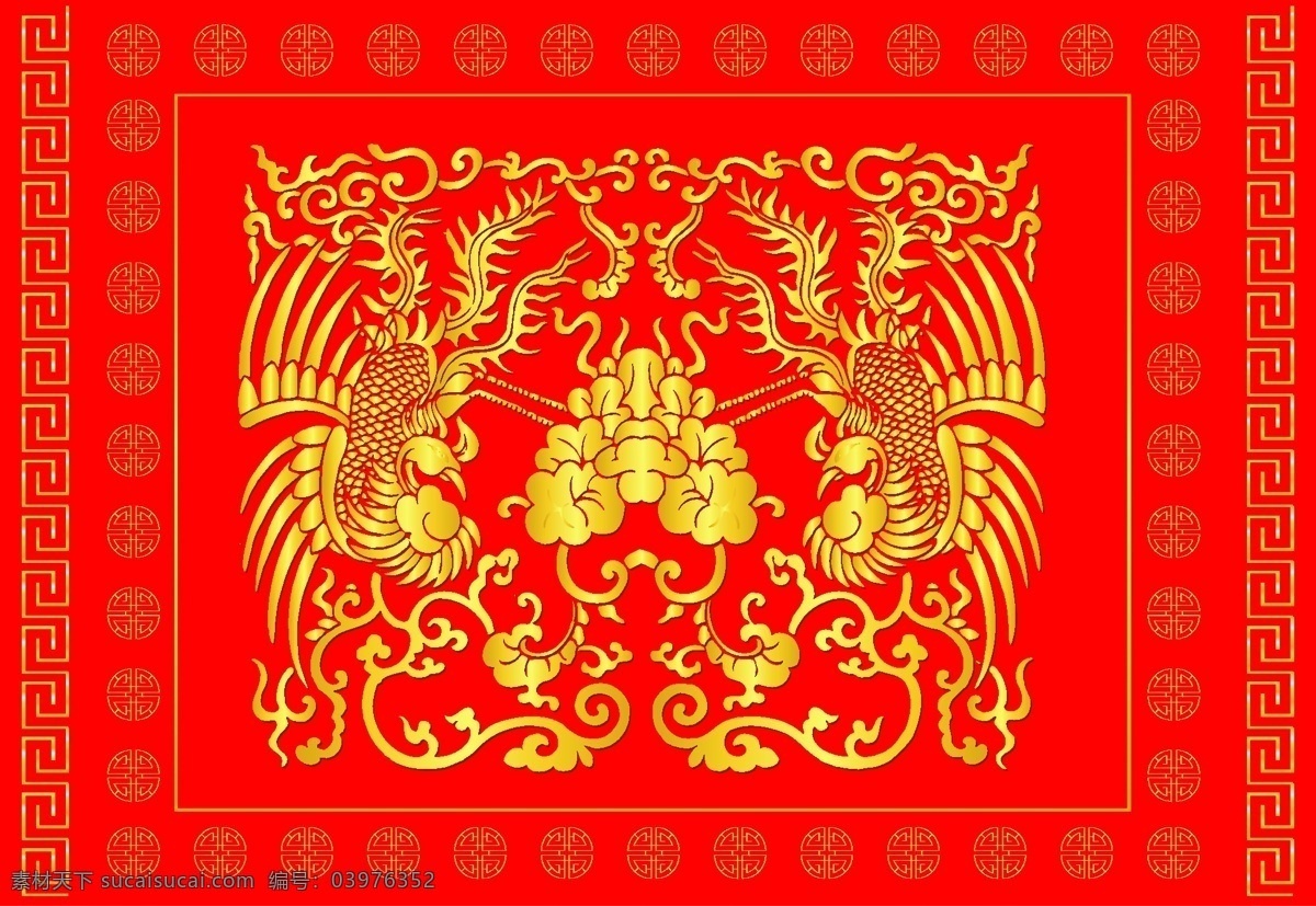 向量 凤凰 经典 模式 中国 艺术 载体 载体的ai 矢量图 其他矢量图