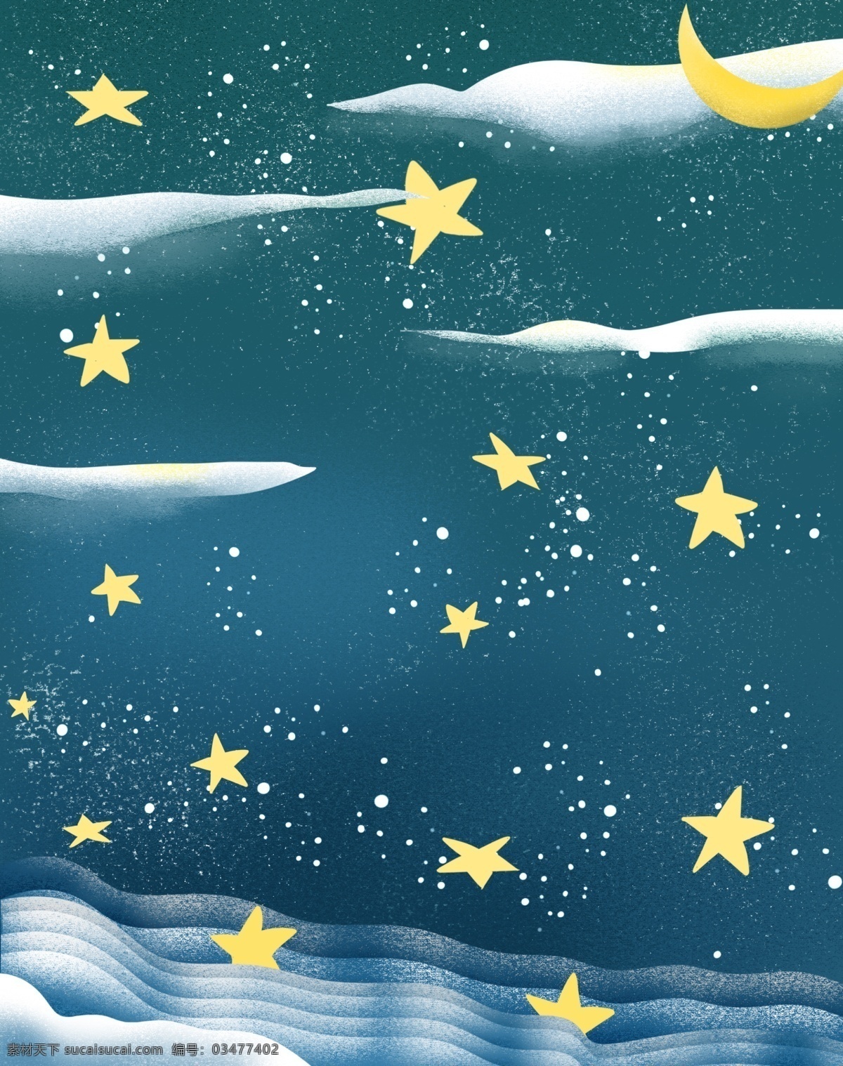 浪漫 夜晚 星空 背景 星星 卡通 彩色 创意 装饰 设计背景 海报背景 简约 图案