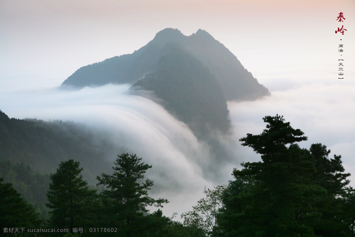 天竺 山 风景 森林公园 天竺山 商洛 秦岭 生活 旅游餐饮
