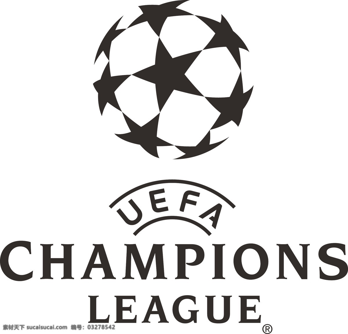 欧洲 冠军联赛 logo设计 比赛 冠军 足球 欧冠 欧足联 联赛 赛事徽标 矢量图