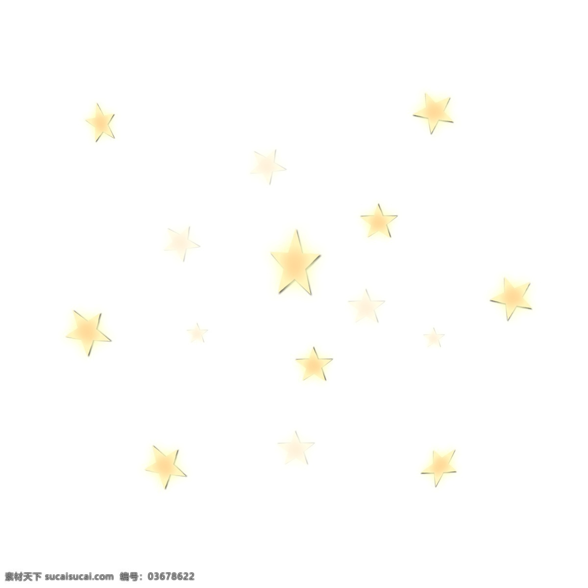 发光 星星 手绘 彩色 卡通 免抠 透明底 无背景 原创 平面设计 装饰设计 插画 装饰 小清新 通用