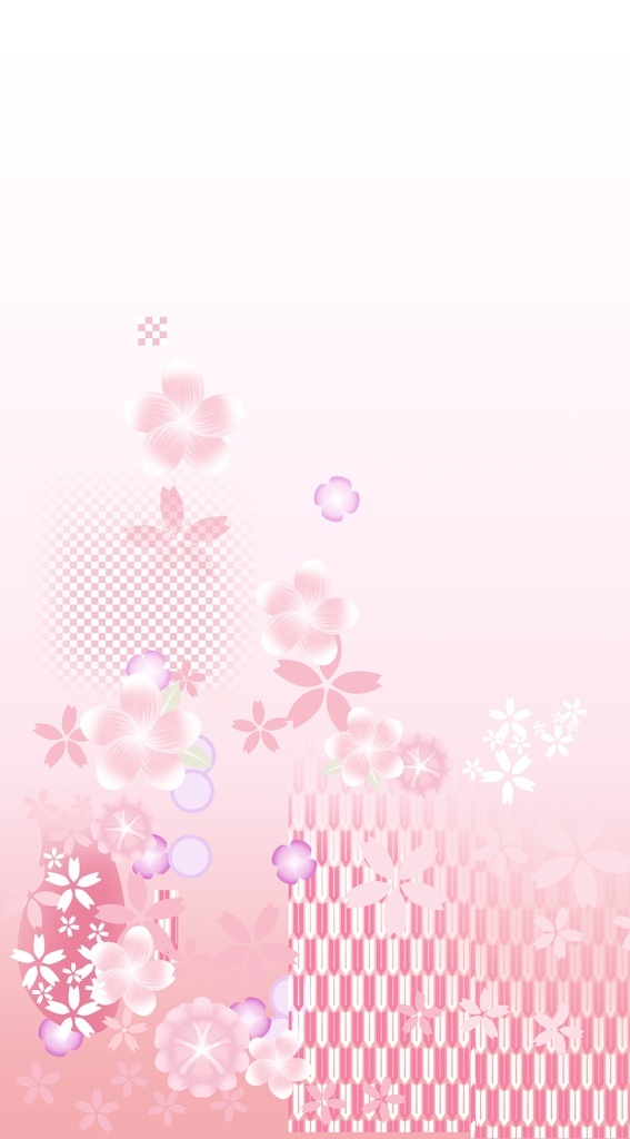 日 漫 樱花 和服 数码 印花 日漫 数码印花 梅花 动漫动画