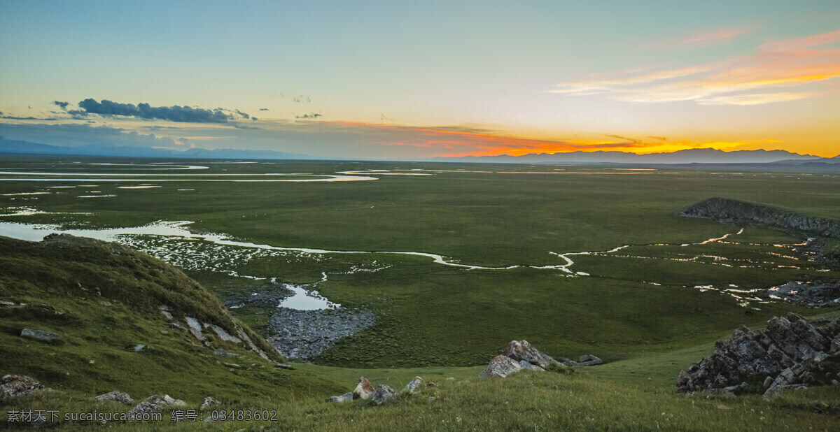 巴音 布鲁克 美景 巴音布鲁克 北疆美景 牧场 草场 田园风光 新疆美景 蓝天 白云 自然景观 自然风景