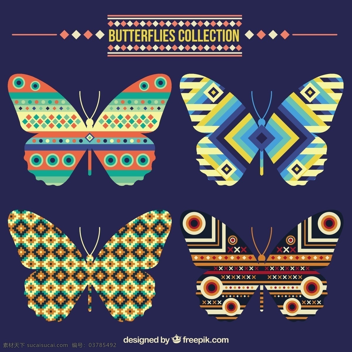 蝴蝶 轮廓 几何图形 摘要设计 几何 自然 动物 扁平形状 平面设计 飞 形状 昆虫 抽象的形状 蓝色