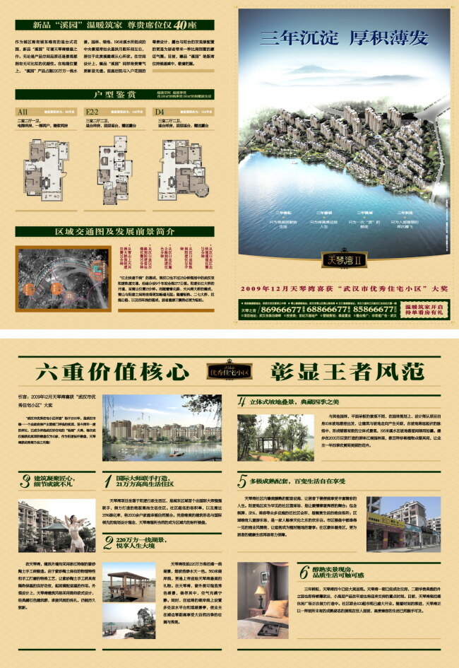 天 琴 湾 房地产 海报 房地产海报 简约风格 时尚 创意海报 广告 黄色