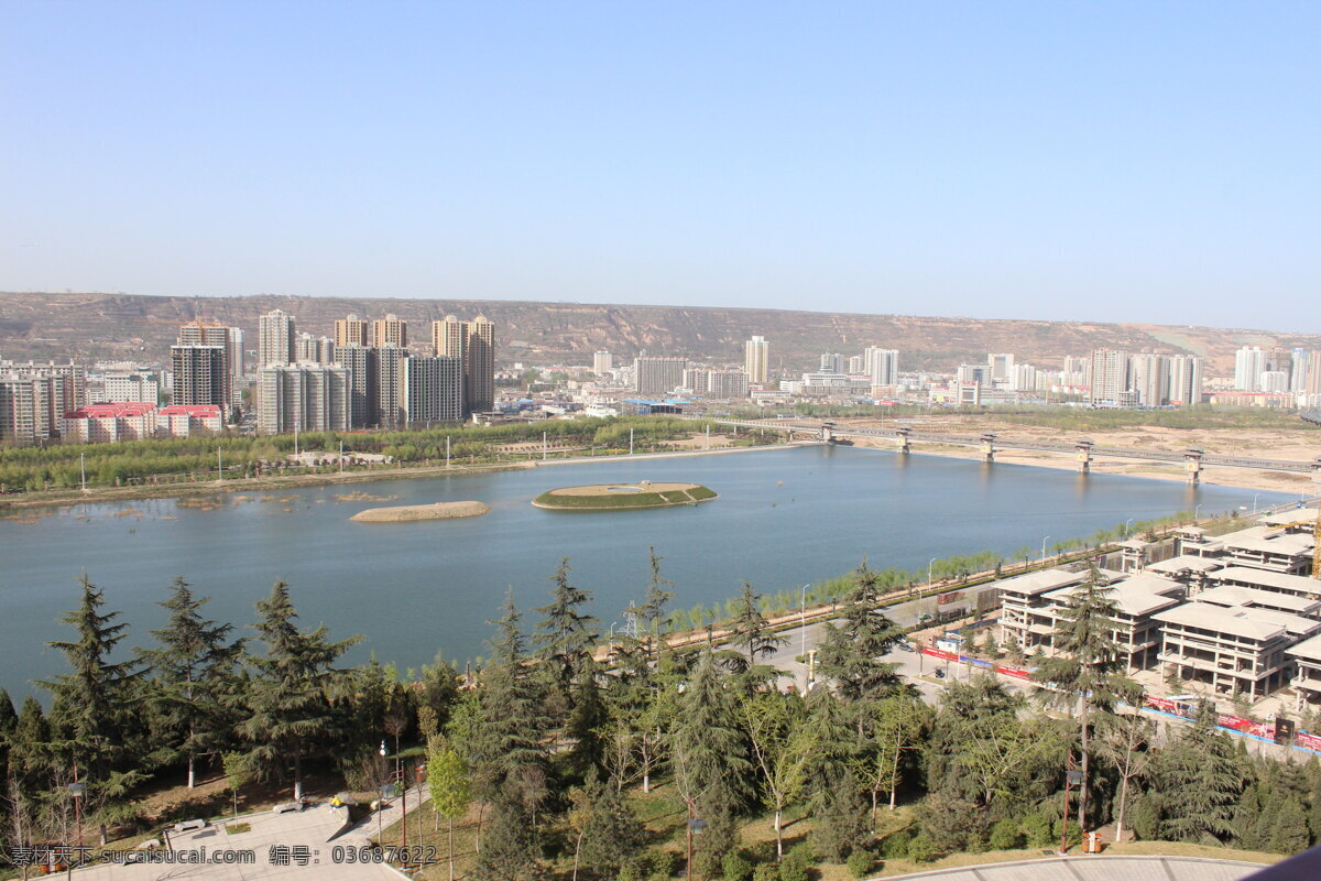 西安美丽建筑 白色