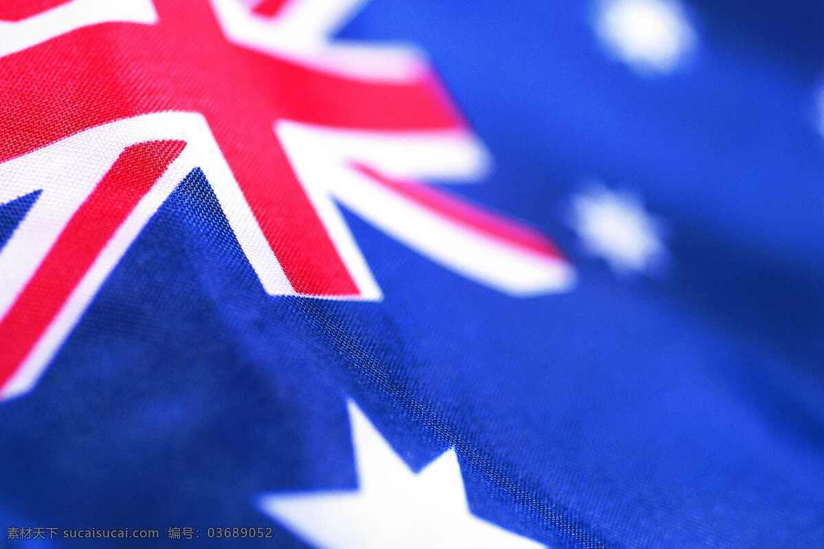 澳大利亚国旗 澳大利亚 国旗 文化艺术 摄影图库