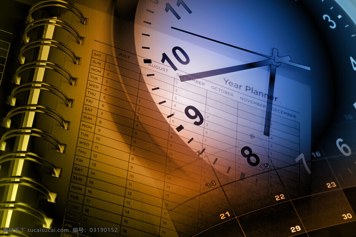 钟表 日历 背景图片 时间 指针 珍惜时间 生活用品 其他类别 生活百科 黑色