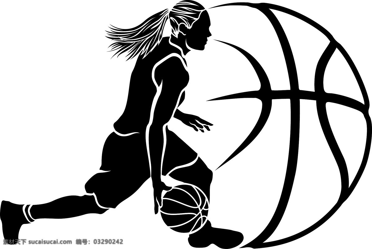 篮球运动员 篮球 手绘篮球 运球 人物剪影 轮廓 cba 篮球运动 nba 球篮 basketball 体育运动 矢量 人物图库 职业人物