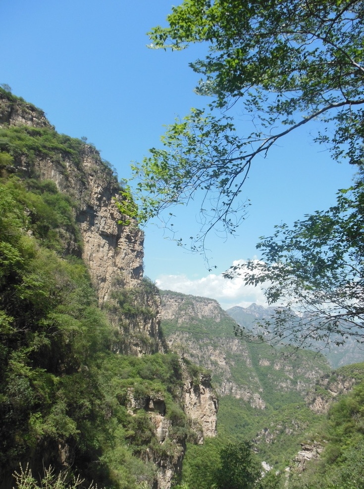 青山 山峰 蓝天 树木 绿草 孤山寨风景 风景图片 自然风景 自然景观