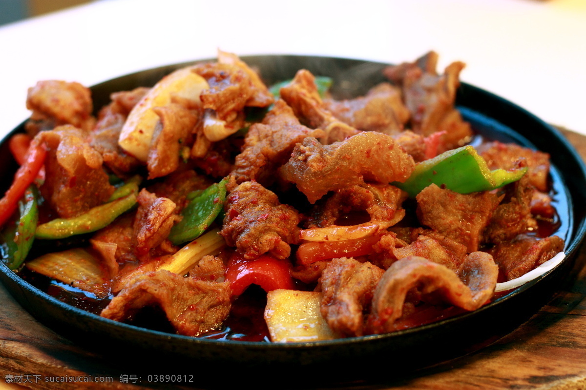 铁板牛筋 韩式料理 美食 传统美食 餐饮美食