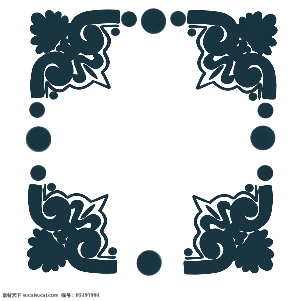 边角 花纹 艺术 边框 纹理