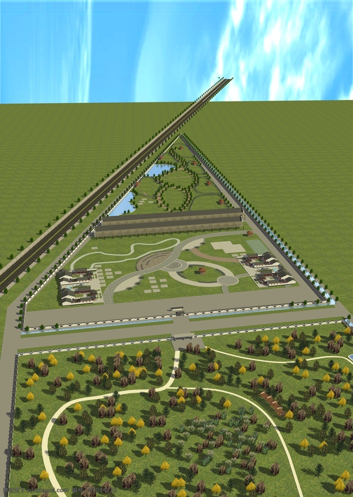 鸟瞰图 规划 规划效果图 园林鸟瞰图 园林养殖 3d 贴图 材质