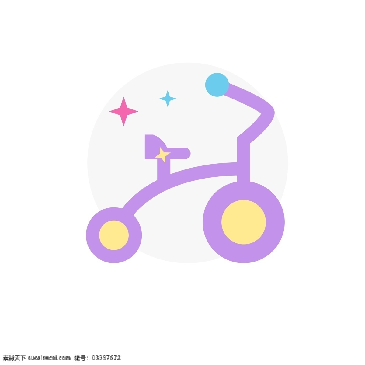 卡通 婴儿车 小车子 自行车图标 扁平化ui ui图标 手机图标 游戏ui 界面ui 网页ui h5图标