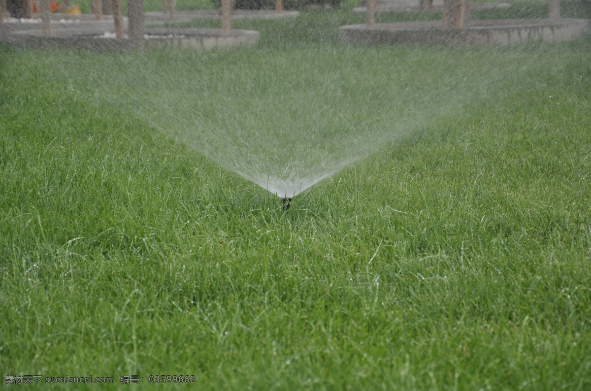 喷头 草坪 喷水 灌溉 节水 喷灌 建筑园林