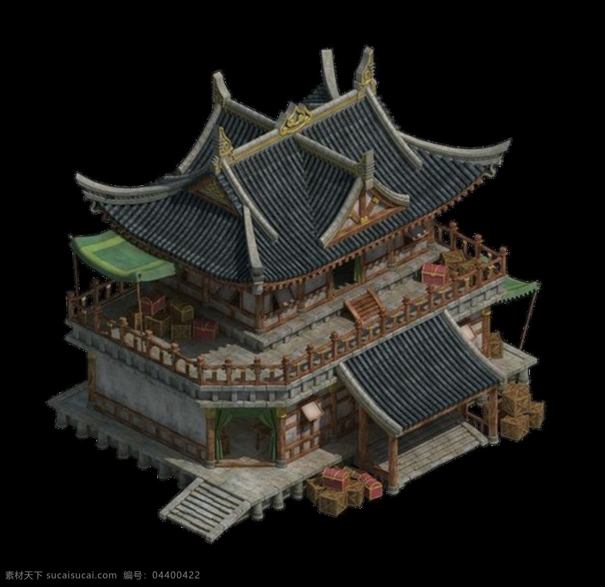 手绘 复古 寺庙 透明 立体 门口 免扣素材 梯子 屋顶 正式 装饰图案