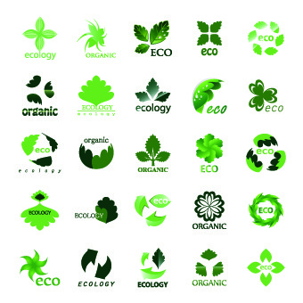 生态 绿色 标志设计 矢量图 绿色标志 标志 psd源文件 logo设计