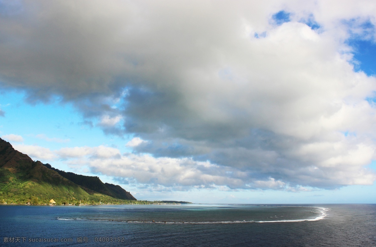 风景壁纸 海边风景 海浪 海滩 礁石 乌云 自然风景 风景图片 海边 风景 系列 二 自然景观 psd源文件