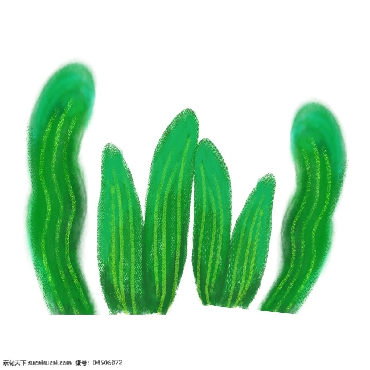 手绘 绿色植物 卡通 透明 免扣素材 透明素材 卡通素材 可爱 植物 清新