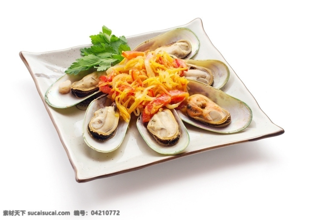 海鲜 贝壳 贝壳类 扇贝 海产品 美食 食物 食品 美味 食材 盘子 瓷盘 贝 餐饮美食 西餐美食