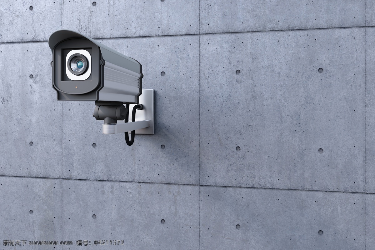 摄像头 监控 科学研究 墙壁 现代科技 监视器 监控器 矢量图