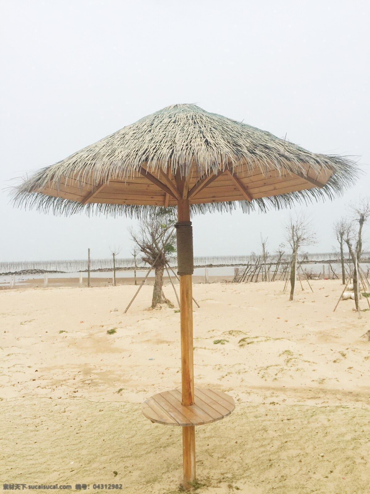 风景 自然风景 海边 草地 沙滩 亭子 草亭子 2星 自然景观