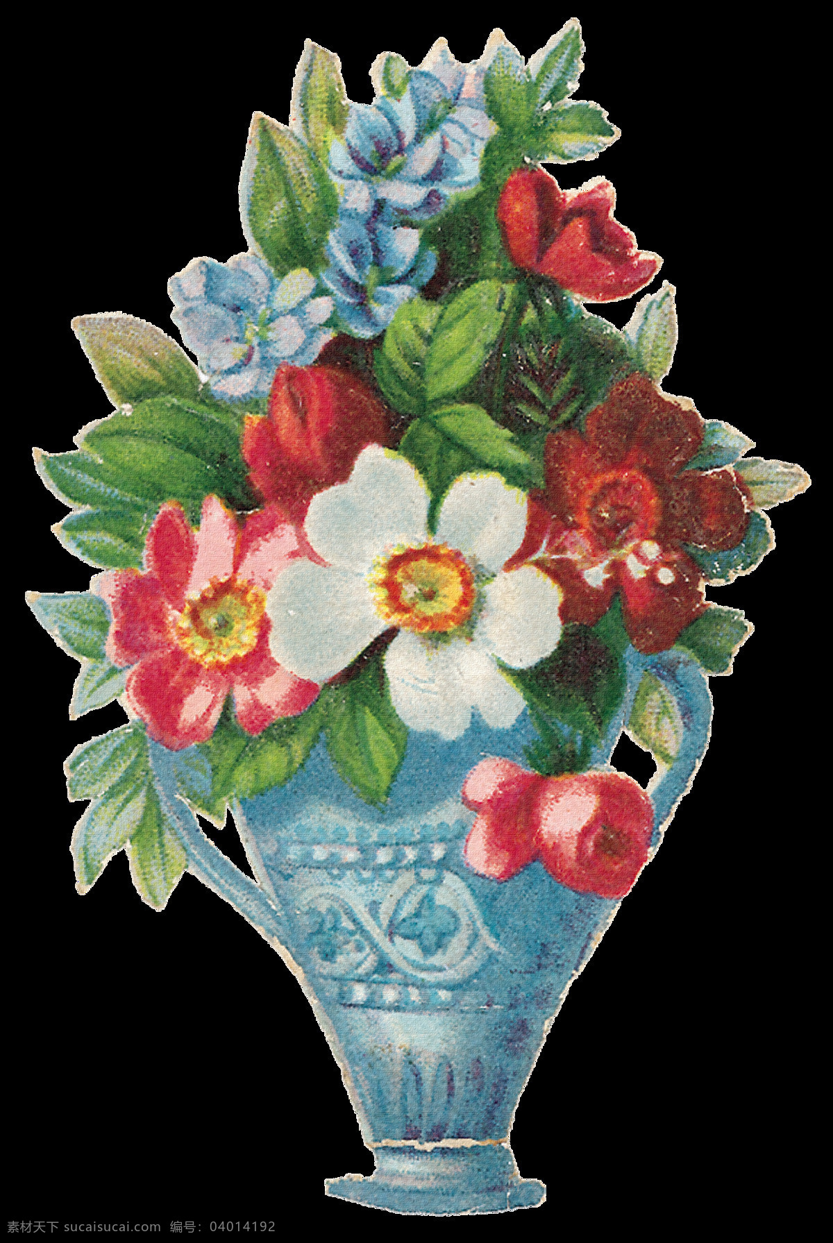 复古花瓶 复古 花朵 设计素材 模板下载 复古花朵 手绘花朵 静物花卉 绘画花朵 绘画书法 文化艺术 花朵素材