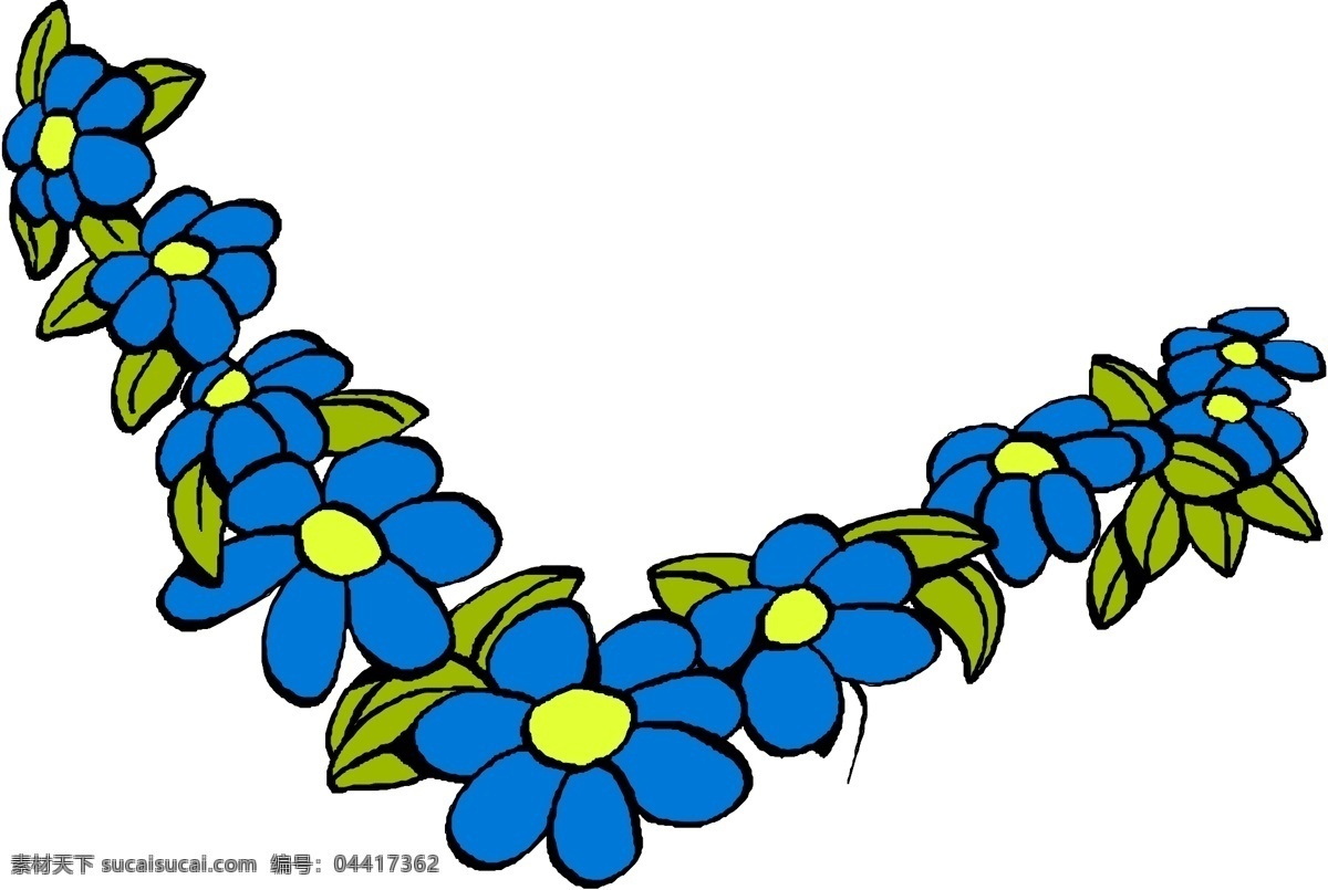 卡通 花朵 矢量图 矢量下载 网页矢量 商业矢量 矢量综合 白色