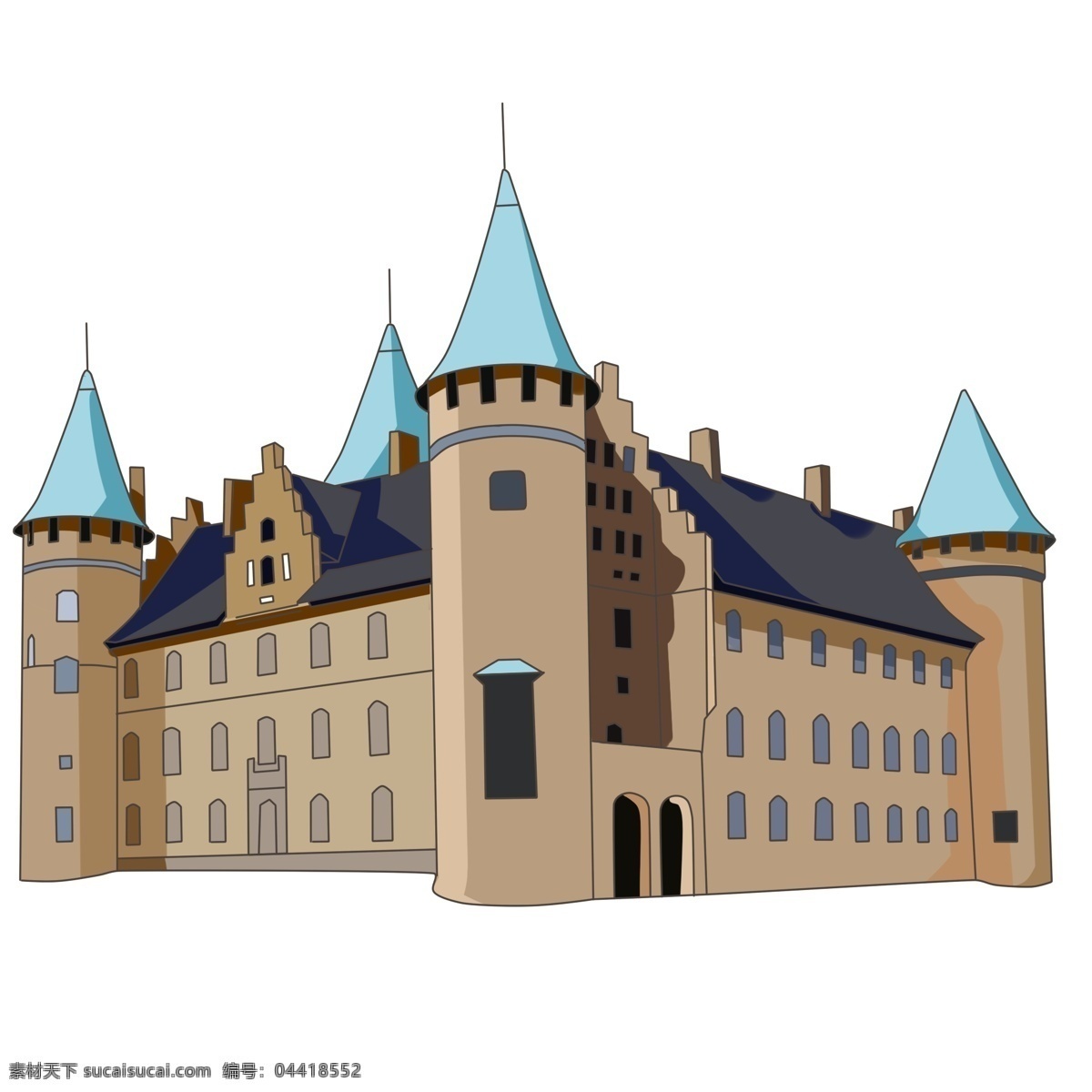 漂亮 城堡 装饰 插画 漂亮的城堡 创意城堡 城堡装饰 城堡插画 立体城堡 城堡建筑 古代的城堡