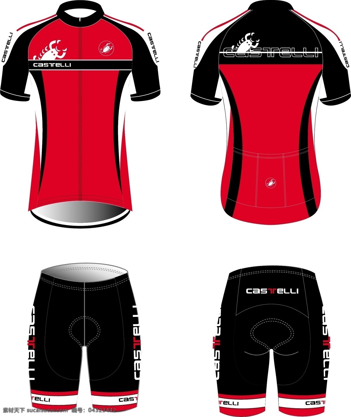 环法 骑 行 服 castelli 自行车比赛 服装设计