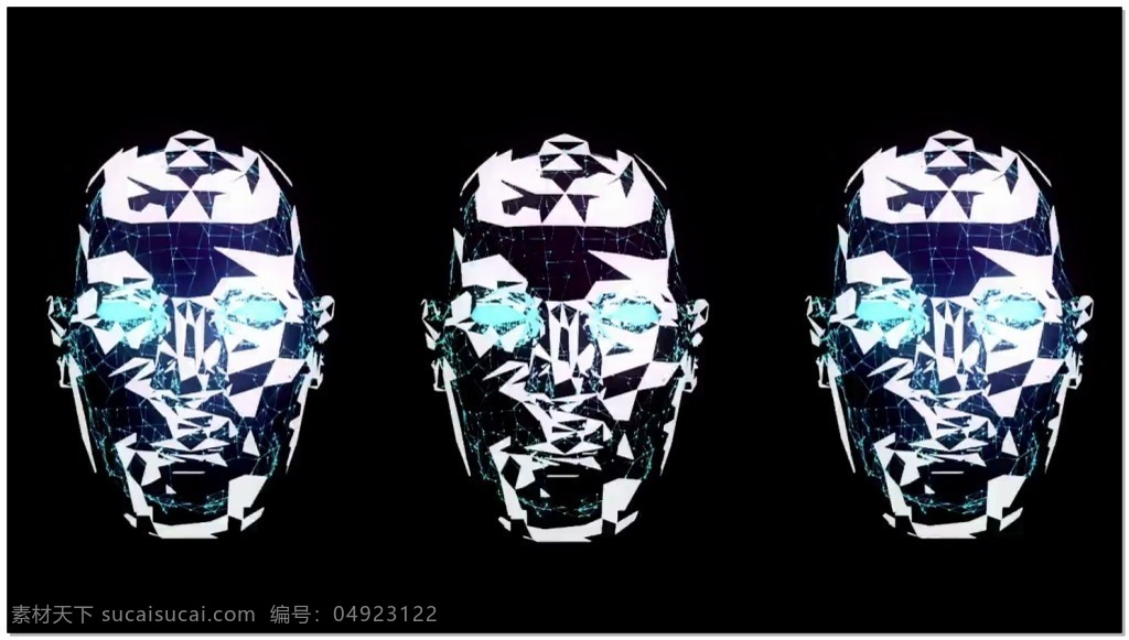 面具 酷 炫动 态 视频 空镜头 创意视频素材 3d 高清 视觉享受 华丽 光 背景 动态 壁纸 特效