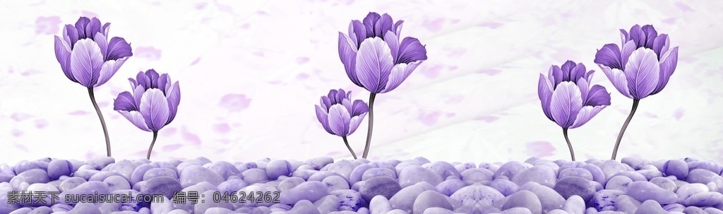 紫花背景 紫色花 背景墙 紫色背景墙 淡雅背景墙 紫花