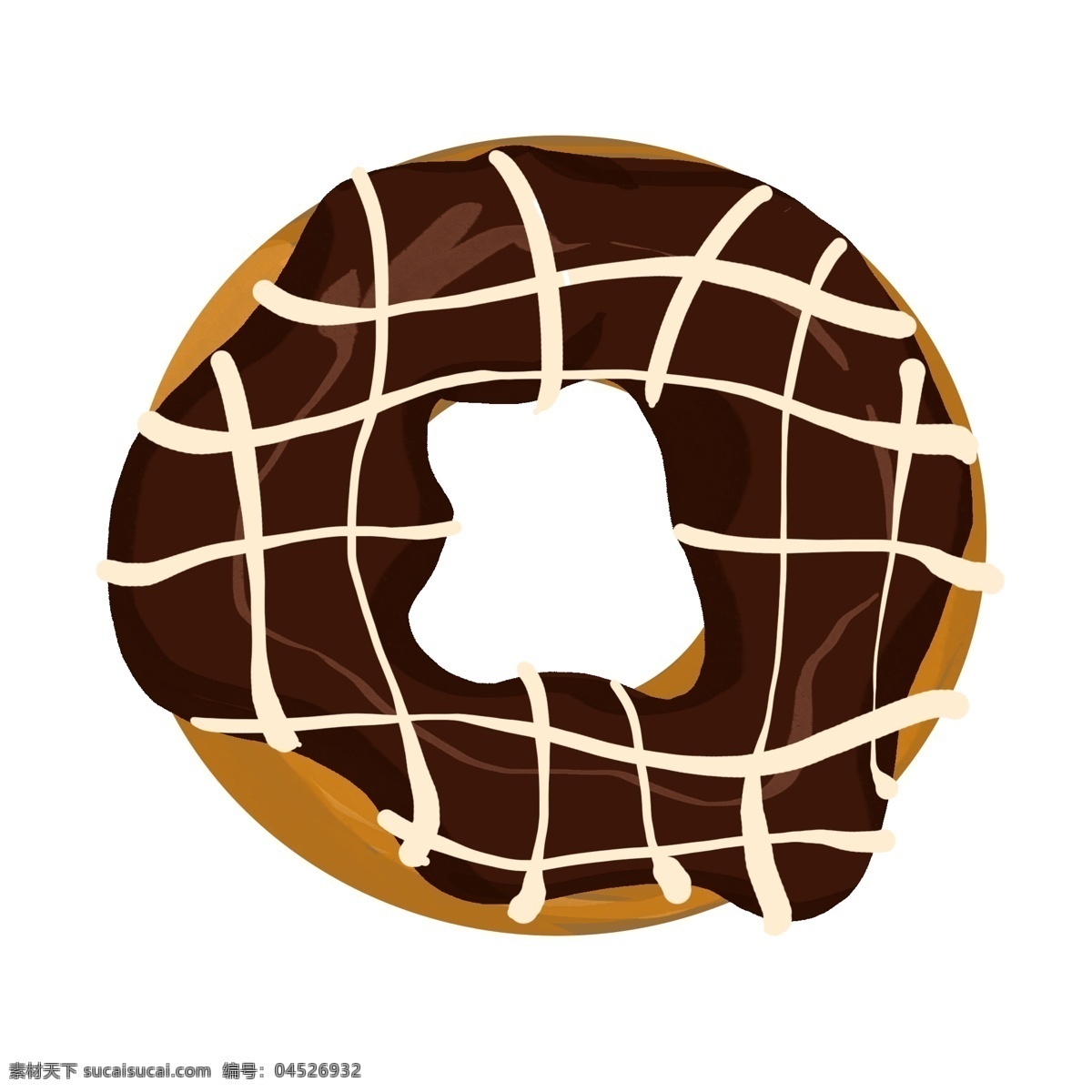手绘 巧克力 甜甜 圈 插画 巧克力甜甜圈 手绘甜甜圈 圆形甜甜圈 美味甜品 卡通甜甜圈 甜甜圈插画