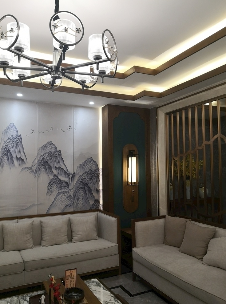新 中式 样板 间 新中式 样板间 装修 房地产 中国风 建筑园林 室内摄影