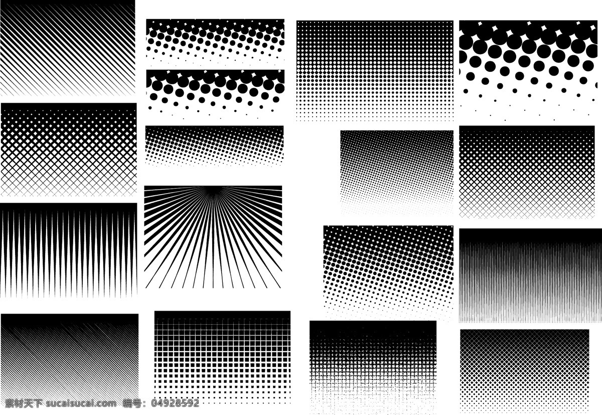 矢量 欧美 创意 黑白 图案 涂鸦 元素 黑白涂鸦 黑白图案 矢量格式 矢量素材 图形素材 矢量图形素材