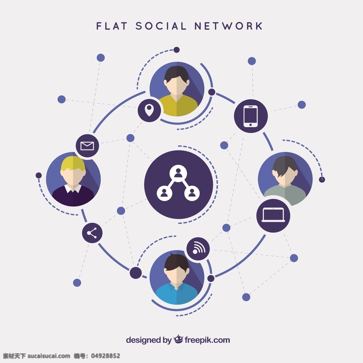 平的社会网络 社会媒体 社会 互联网 平面 网络 通信 媒体 社会网络 白色
