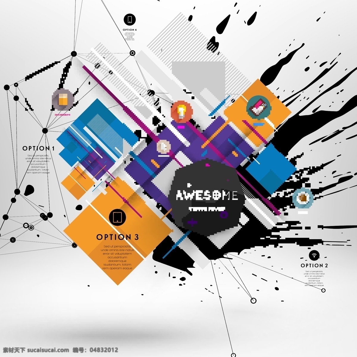 时尚元素 潮流元素 时尚潮流 创意潮流 时尚创意 创意 潮流 时尚 创意元素 图表信息 水墨 墨迹 水墨潮流 创意设计 矢量 矢量创意 矢量潮流 设计创意 底纹边框 背景底纹