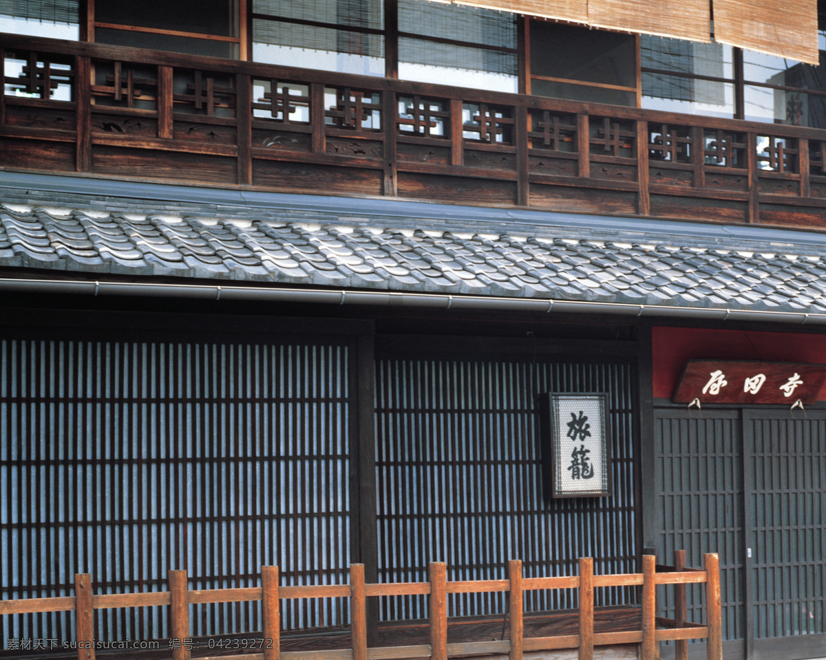 日式 茶馆 风格建筑 木屋 日本 日本建筑 特色建筑 双层木屋 日本茶馆摄影 日本建筑摄影 木屋摄影