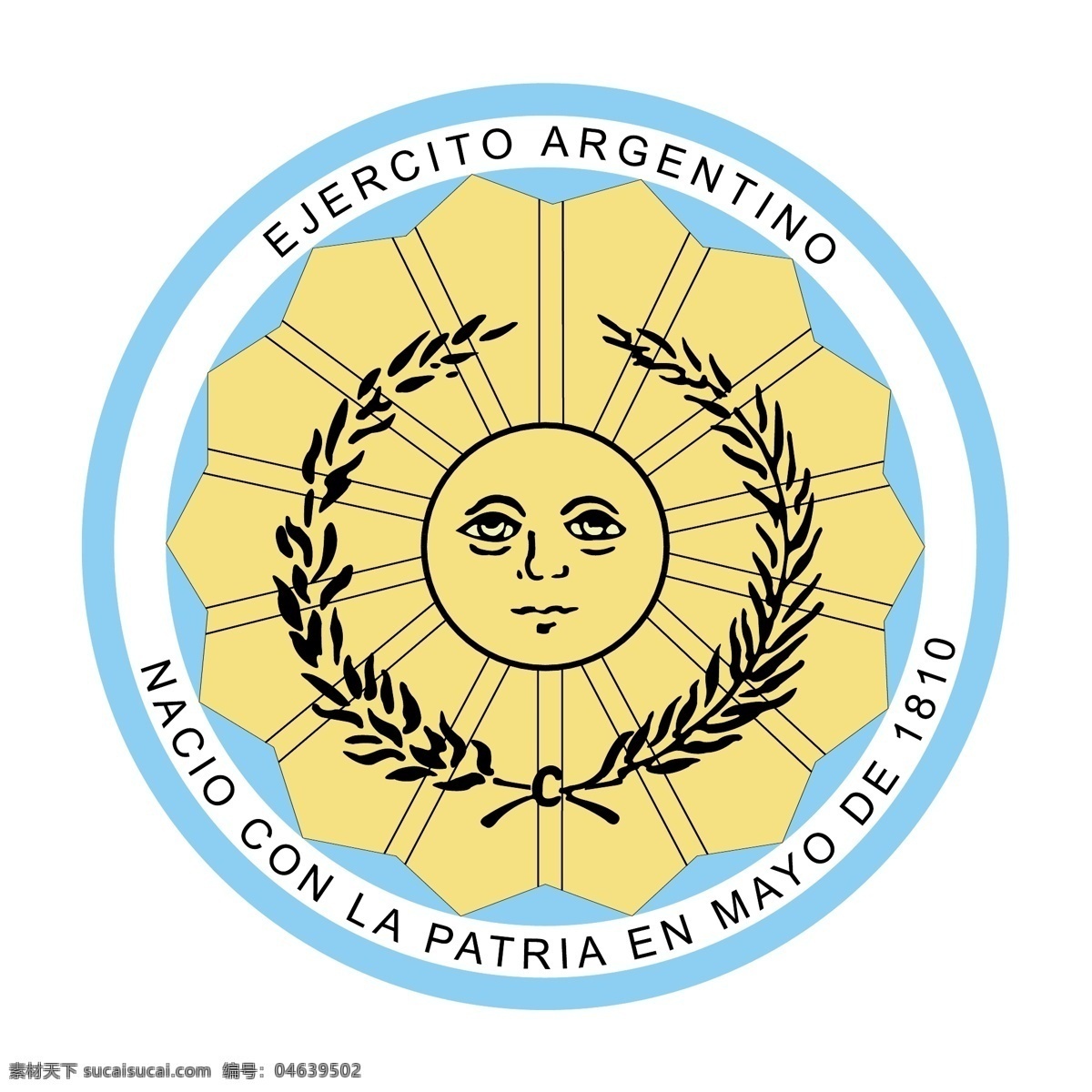 阿根廷 空军 ejercito 标志 标识为免费 psd源文件 logo设计
