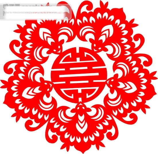 窗花 喜字 矢量图 喜窗花 矢量 花纹 花边 底纹 边框 纹身图腾 花纹花边