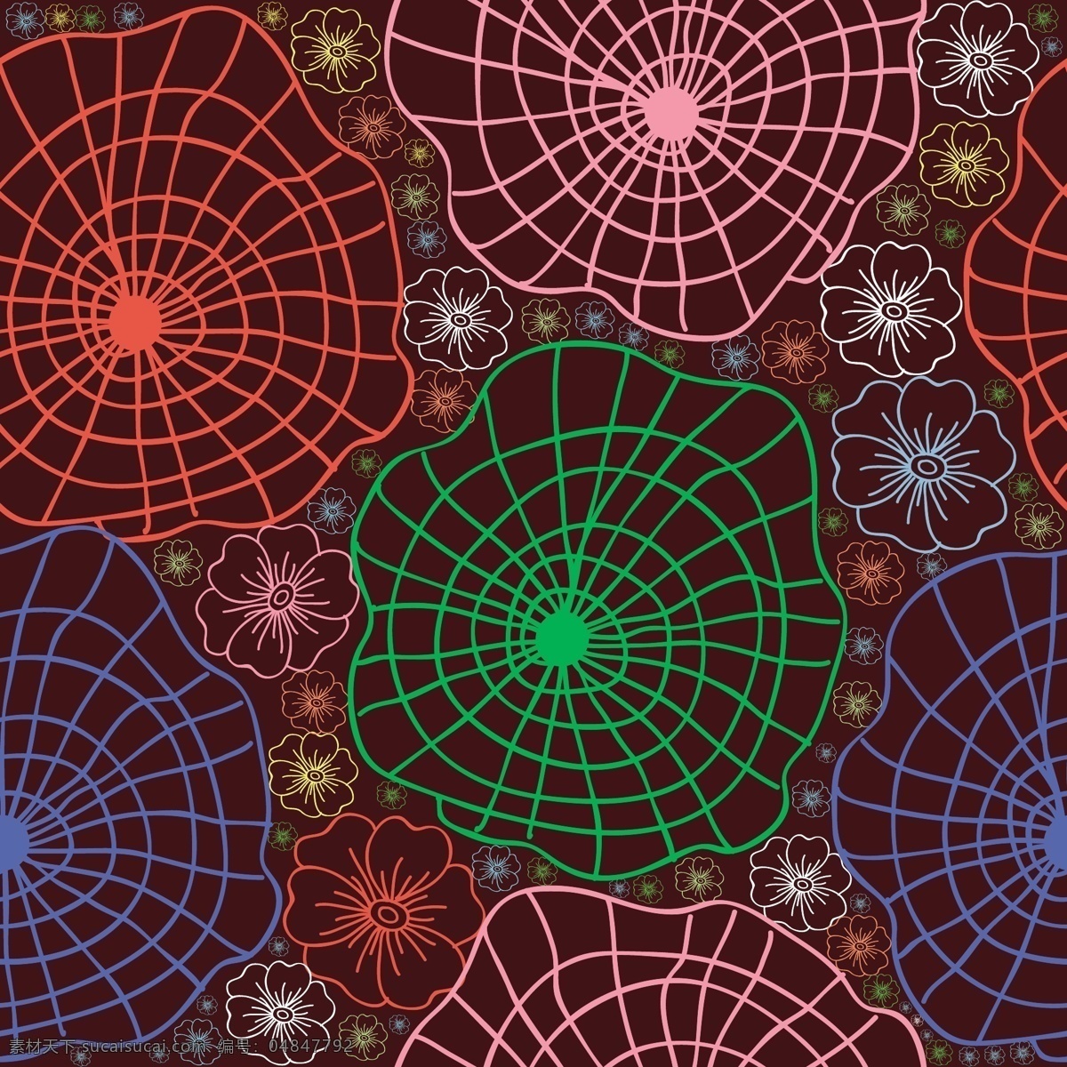 线性 蜘蛛网 背景 背景素材 花纹背景 创意背景 矢量背景 抽象背景 花卉花朵
