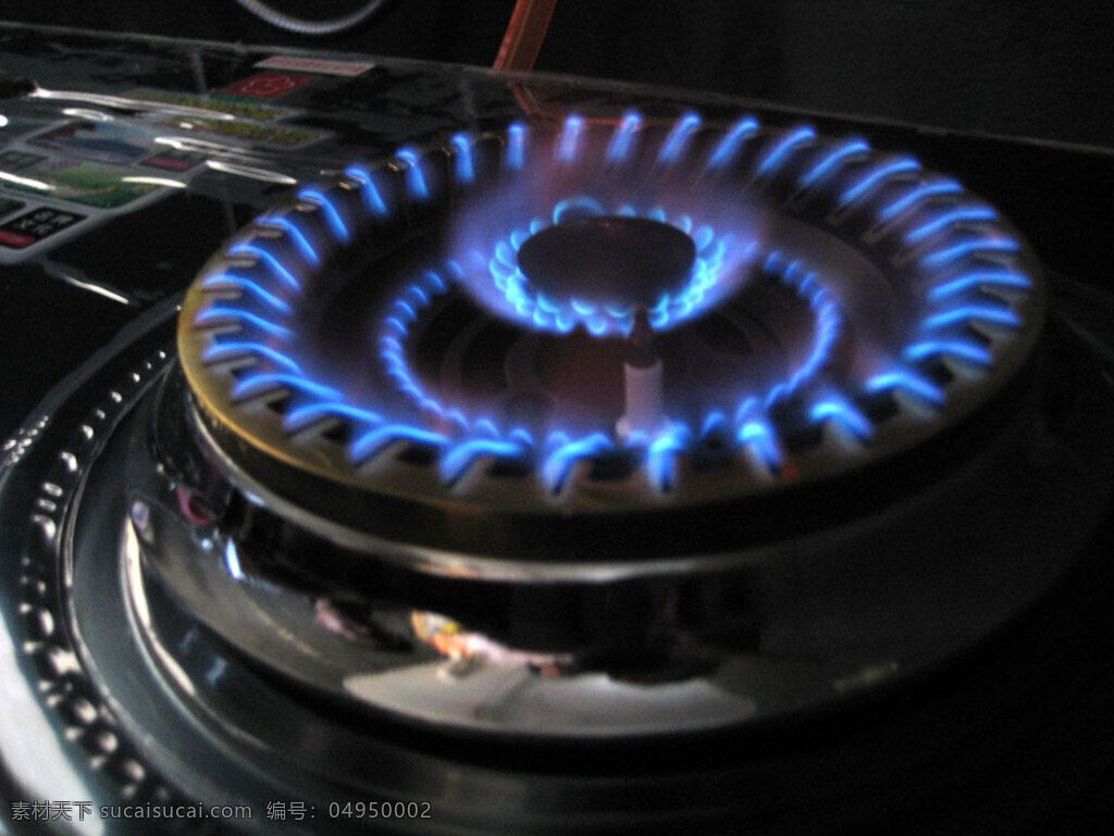 燃气灶火焰 火焰 液化气 燃烧 煤气 做饭家具 蓝色火焰 红色火焰 餐具厨具 餐饮美食
