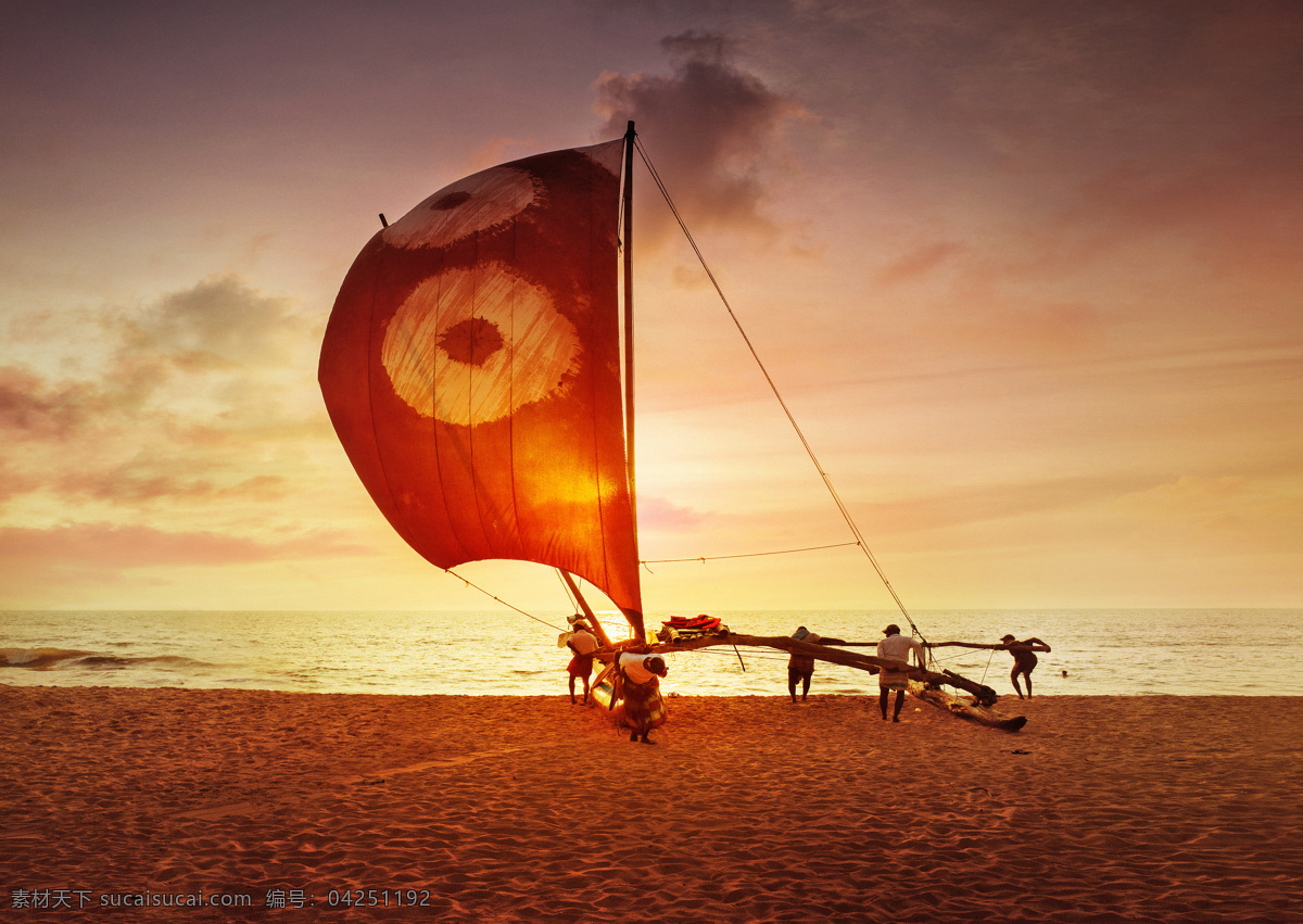 扬帆出海 出海 扬帆 沙滩 大海 唯美 斯里兰卡风光 斯里兰卡 斯里兰卡风景 斯里兰卡旅游 风情 异国风光 斯里兰卡风情 自然景观 风景名胜