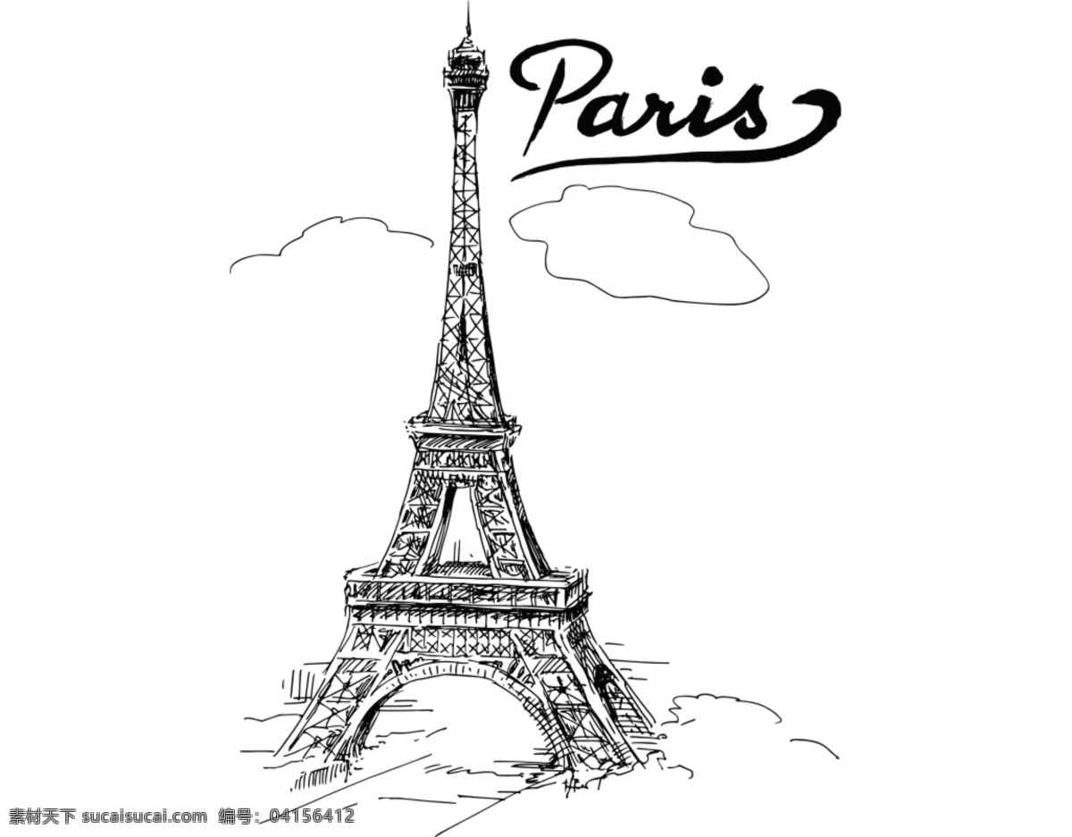 巴黎 手绘 铁塔 免 抠 透明 巴黎手绘铁塔 元素 图形 巴黎素材 巴黎海报图片 巴黎广告素材 巴黎海报图