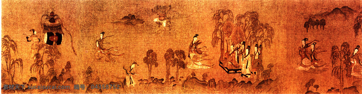 洛神赋图 中国传世名画 中国绘画 艺术 中国古代绘画 文化艺术 绘画书法