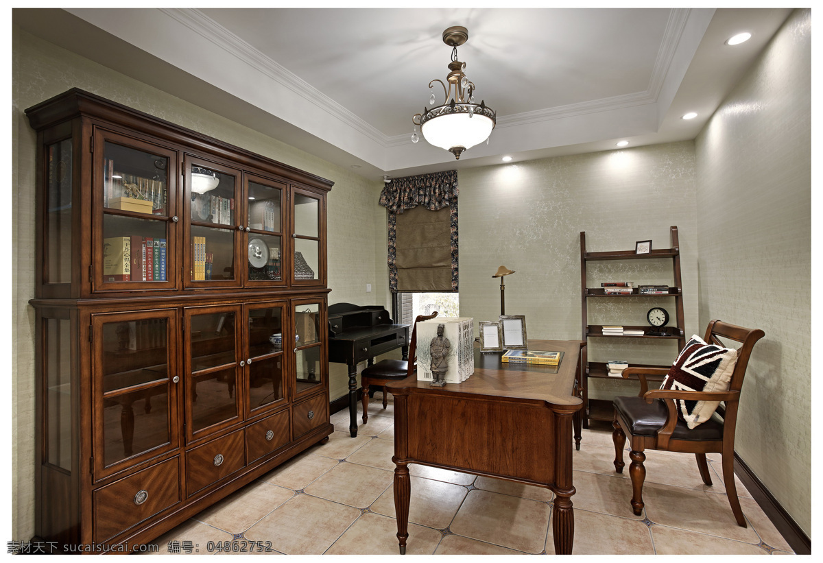 中式 质朴 木制 柜子 客厅 室内装修 效果图 客厅装修 木制餐桌 木制椅子 浅色地板 圆形吊灯