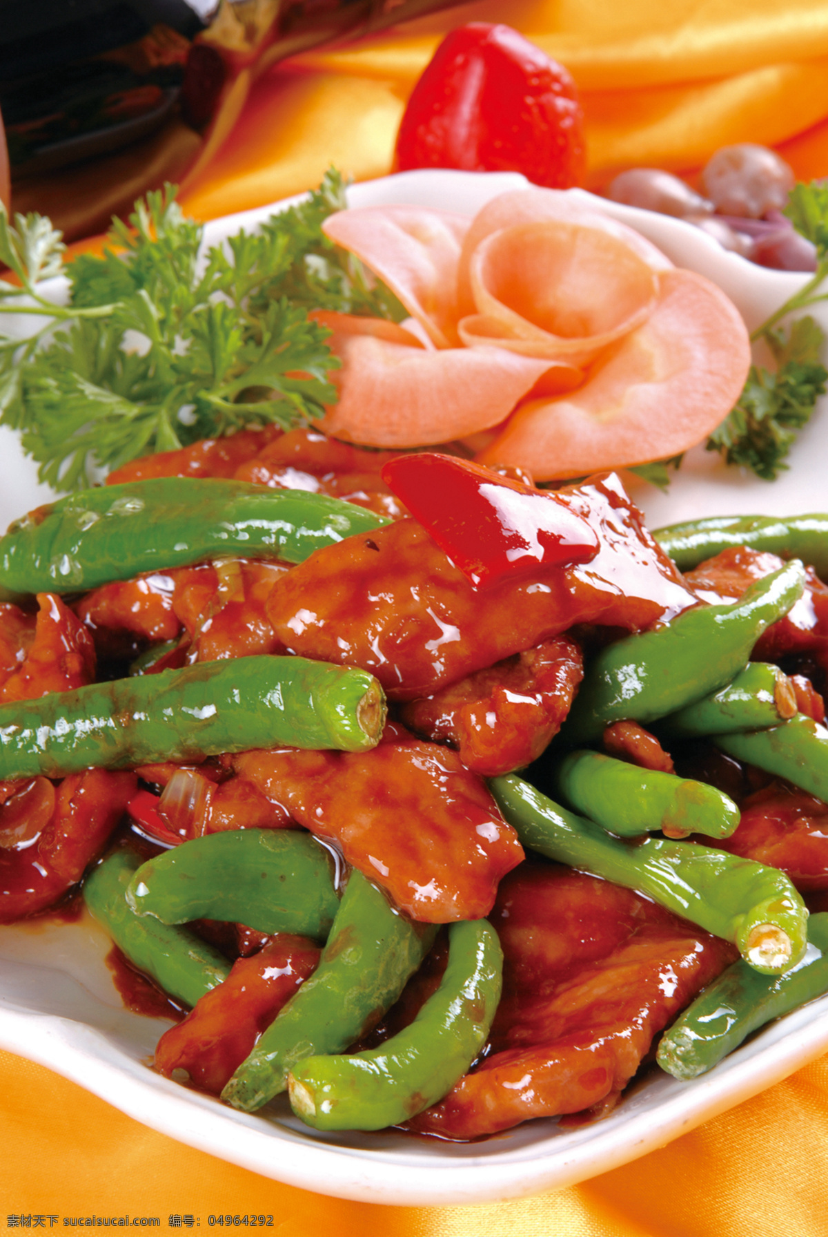 杭椒牛柳 美食 传统美食 餐饮美食 高清菜谱用图