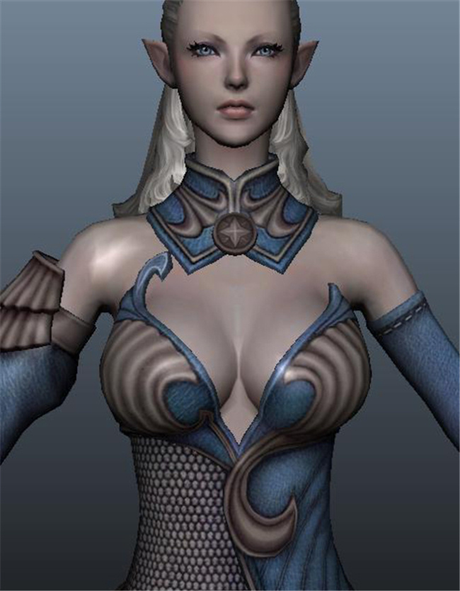 鱼 美人 装饰 游戏 模型 鱼人游戏模块 角色游戏装饰 女性 角色 网游 3d模型素材 游戏cg模型