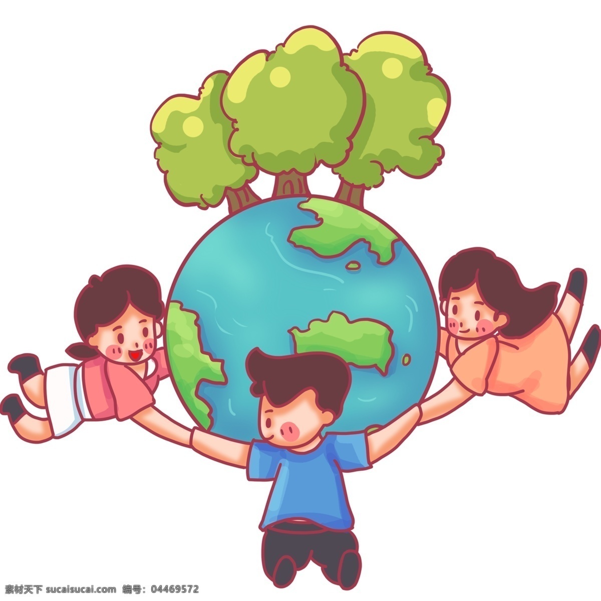世界 地球日 环保 保护 漂浮 手拉手 手牵手 围绕地球 世界地球日 环抱地球 保护地球 绿树 4月22日 植树 种植 绿色 节约